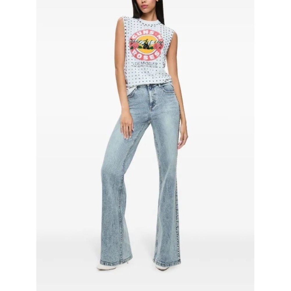 alice + olivia  Brodie straight jeans‎ Bell Bottom Style. NWT Size 28. NWT